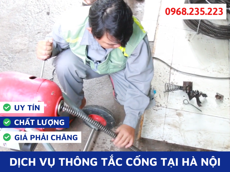 Gọi ngay thợ thông tắc cống Hà Nội 0968235223